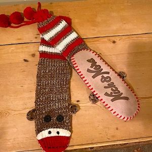 Nick & Nora monkey slipper socks